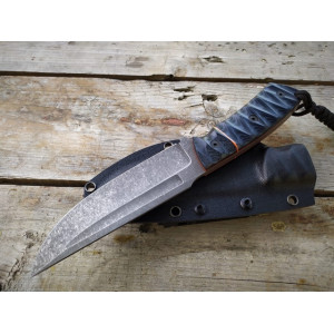 БРИГАДНИЙ ексклюзивний ніж ручної роботи майстра ОLEKSANDR NOR, cталь К110, 60 HRC. Photo 2